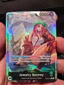 One Piece 500 Years in the Future Jewelry Bonney OP07-019 Parallel Leader NM - Image 2