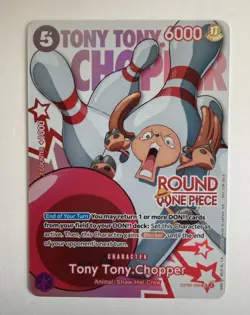 One Piece x Round 1 Tony Tony Chopper Promo Card OP09-068 (English) - Image 1