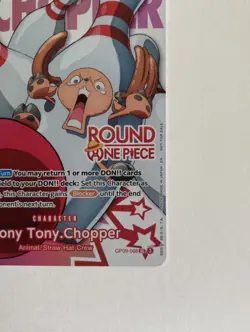 One Piece x Round 1 Tony Tony Chopper Promo Card OP09-068 (English) - Image 4