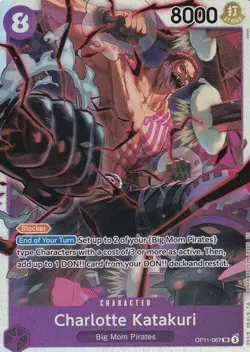 Charlotte Katakuri (067) SR - One Piece TCG OP11-067 A Fist of Divine Speed NM/M - Image 1