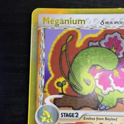 Pokemon Meganium 4/101 Dragon Frontiers Reverse Holo Rare Stamp 2006 Card - Image 2