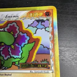Pokemon Meganium 4/101 Dragon Frontiers Reverse Holo Rare Stamp 2006 Card - Image 3