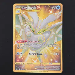 Pokemon TCG Card Frosmoth 204/192 Rebel Clash Gold Secret Rare - LP+ - Image 1