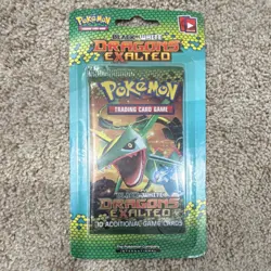 Pokemon TCG B&W Dragons Exalted Retail Blister Sealed 10 Cards Rayquaza Art - Image 1