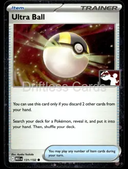 Ultra Ball 131/132 Common Prize Pack Series Cards Pokemon NM/M - Image 1