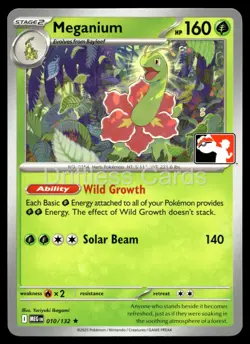 Meganium 010/132 Rare Prize Pack Series Cards Pokemon NM/M - Image 1