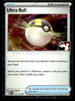 Ultra Ball (Cosmos Holo) 131/132 Common Prize Pack Series Cards Pokemon NM/M - Image 1