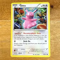 Pokemon TCG Ditto Black Star Promo XY40 Holo Card LP Condition - Image 1