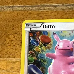 Pokemon TCG Ditto Black Star Promo XY40 Holo Card LP Condition - Image 2