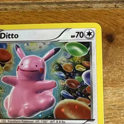 Pokemon TCG Ditto Black Star Promo XY40 Holo Card LP Condition - Image 3