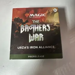 New and Sealed x 1 The Brothers' War Prerelease Pack (Urza's Iron Alliance) MTG - Image 1