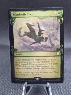 MTG - [FOIL] Windswift Slice (Showcase Scrolls) - Lord Of The Rings - Image 1