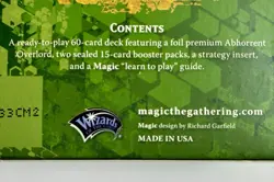 Magic: The Gathering Theros Intro: Devotion to Darkness: Abhorrent Overlord - Image 4