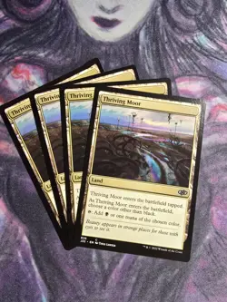 MTG Jumpstart 2022 C Thriving Moor #826 PLAYSET 4x x4 - Image 1