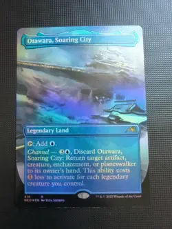 Otawara, Soaring City (Borderless) Kamigawa: Neon Dynasty Foil - Image 1