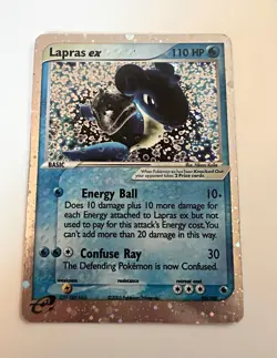 Lapras ex 99/109 EX Ruby & Sapphire Holo Ultra Rare English 2003 HP 110 - Image 1
