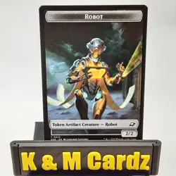 MTG - Edge of Eternities - Robot Drone - Double-Sided Token - #0003 - NM - Image 3