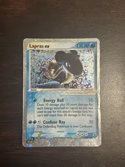 Pokemon Lapras ex 110 HP Ultra Rare Holo EX Ruby & Sapphire 99/109 2003 English - Image 1