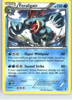 Feraligatr (XY Phantom Forces) Deck Exclusives [017/119] Rare LP Pokemon - Image 1