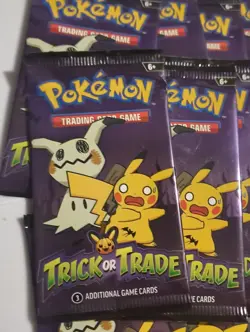 Pokemon TCG Trick or Trade Sealed Booster Pack: Lot of 15 Packs - Image 2