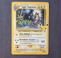 Light Toxtricity SWSH137 Holo Promo - Pokemon Sword & Shield Promo NM - Image 1