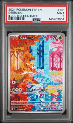 Deerling 165/162 SV05: Temporal Forces Illustration Rare Holo - PSA 9 MINT - Image 1