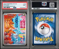 Deerling 165/162 SV05: Temporal Forces Illustration Rare Holo - PSA 9 MINT - Image 3