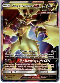 Ultra Necrozma GX 95/131 Holo GX Rare Forbidden Light Pokemon Near Mint - Image 1