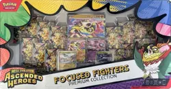 Pokemon Pokemon TCG Ascended Heroes Focused Fighters Box Slight Tear In Box - Image 1