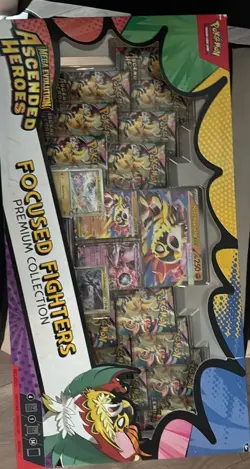 Pokemon Pokemon TCG Ascended Heroes Focused Fighters Box Slight Tear In Box - Image 2