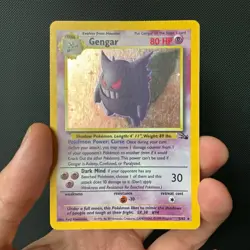 Pokemon Gengar 5/62 Fossil Holo Rare English 1999 HP80 Wizards of the Coast - Image 1