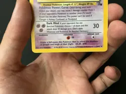 Pokemon Gengar 5/62 Fossil Holo Rare English 1999 HP80 Wizards of the Coast - Image 4