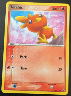 Pokemon TCG Torchic Holon Phantoms 83/110 Regular LP - Image 1