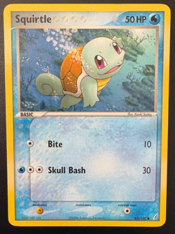 Pokemon TCG Squirtle EX Crystal Guardians 63/100 Regular LP - Image 1