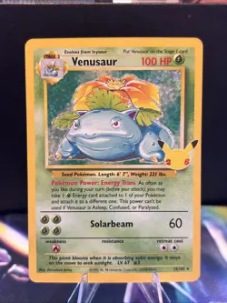 Celebrations: Classic Collection #15/102 Venusaur Pokemon TCG NM-LP - Image 1