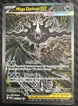 Mega Darkrai ex 116/084 Special Illustration Rare Pitch Black Pokemon - Image 1