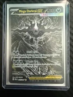 Mega Darkrai ex 116/084 Special Illustration Rare Pitch Black Pokemon - Image 2