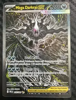 Mega Darkrai ex 116/084 Special Illustration Rare Pitch Black Pokemon - Image 4
