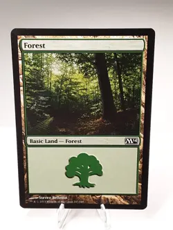 MTG - M14 - Forest - #247 - Lightly Played - Image 1