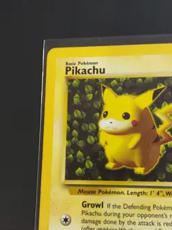 Pokemon TCG Pikachu Black Star Promo Non-Holo #1 WOTC Vintage 1999 - Image 3