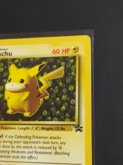 Pokemon TCG Pikachu Black Star Promo Non-Holo #1 WOTC Vintage 1999 - Image 4