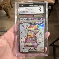 CGC 9 Slowking ex Ultra Rare 2023 Pokemon Paldea Evolved #238/193 - Image 1