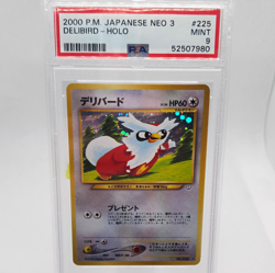 Pokemon Delibird PSA 9 225 Awakening Legends Holo Rare Japanese 2000 - Image 1