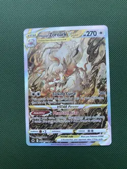 Pokemon TCG Hisuian Zoroark VSTAR Holo Ultra Rare Full Art GG55/GG70 NM - Image 2