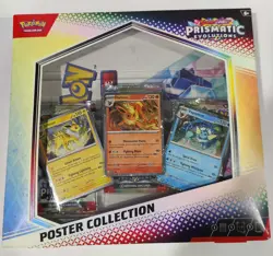Pokemon TCG SV8.5 Prismatic Evolutions Poster Collection Box Factory Sealed - Image 1