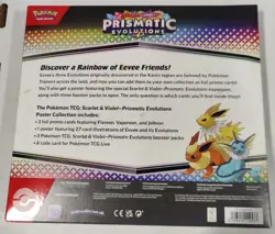 Pokemon TCG SV8.5 Prismatic Evolutions Poster Collection Box Factory Sealed - Image 2