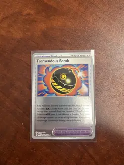 Tremendous Bomb 082/084 Reverse Holo - Me05: Pitch Black - Pokemon TCG NM - Image 1