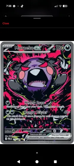 Morpeko ex - 117/084 SIR - Pokemon TCG - Pitch Black - Image 2