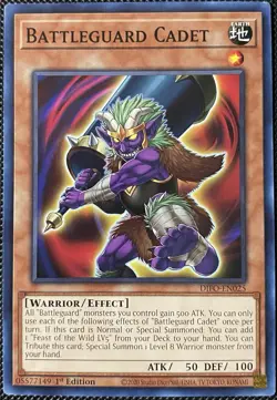 Battleguard Cadet DIFO-EN025 Dimension Force 1st Edition - Yugioh Card - Image 1