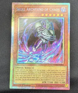 Yugioh! Skull Archfiend of Chaos (Starlight Rare) - Chaos Origins (CORI) - Image 1